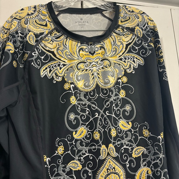 Athlete women’s pullover shirt mesh breathable wicking Large Tall LT like new - Picture 2 of 7